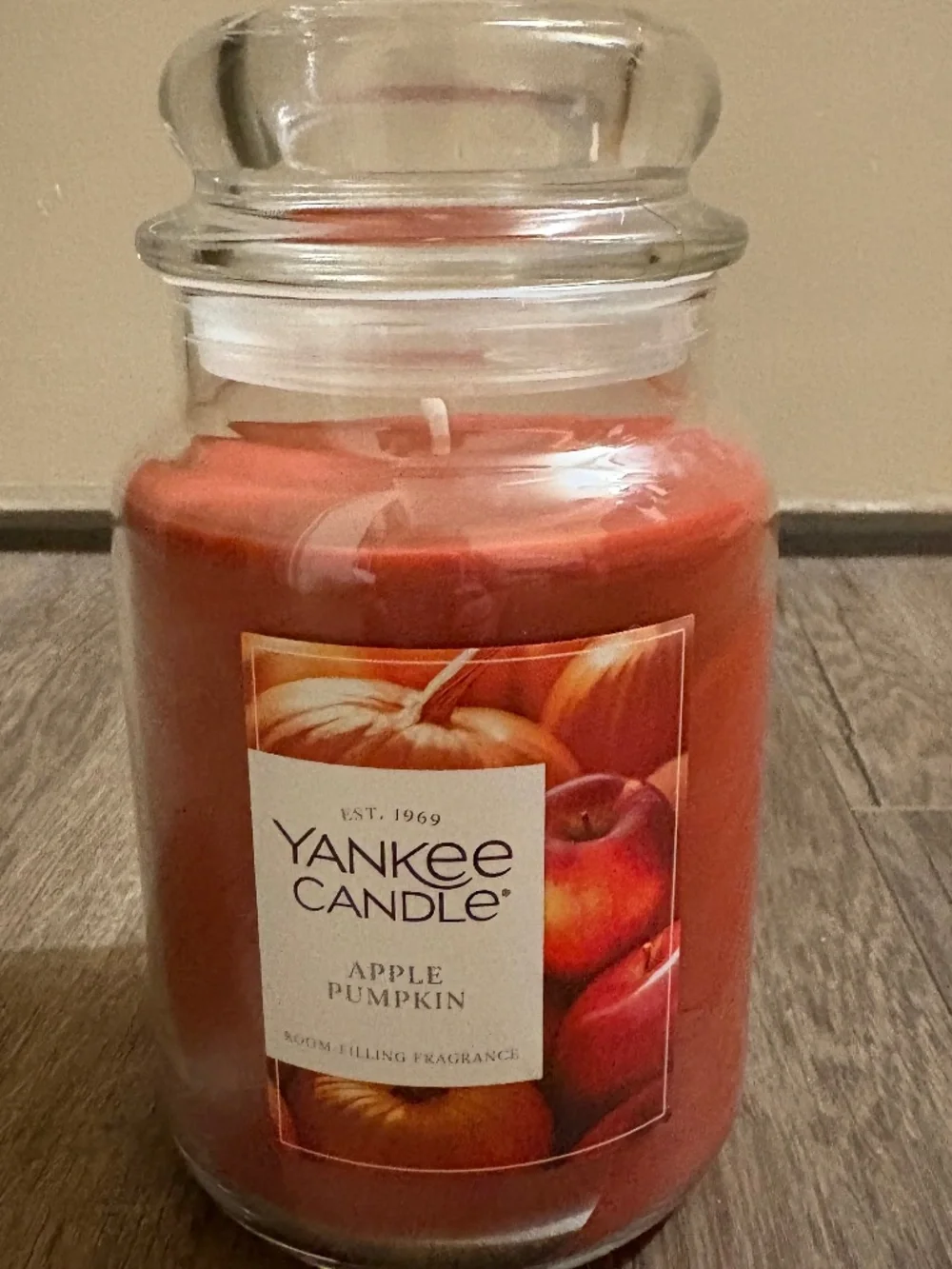 yankee apple pumpkin candle